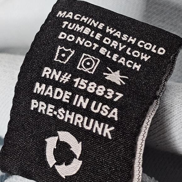 NWT Wasted Collective Unisex Light Blue Hoodie Size XS - Picture 10 of 10